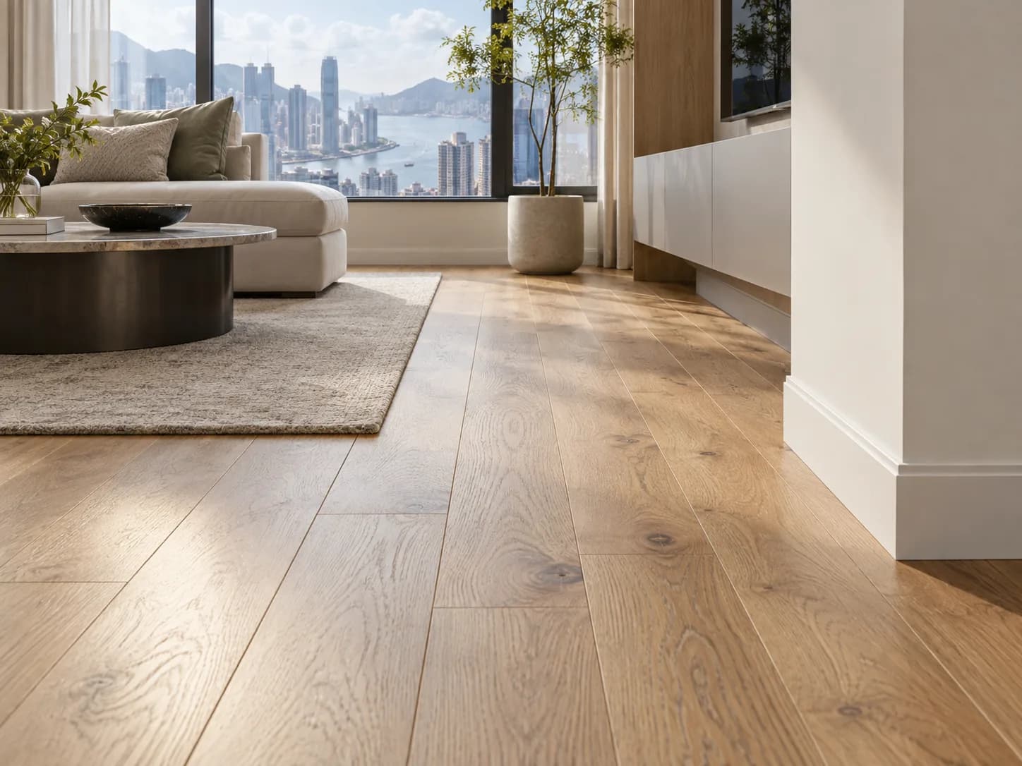 Hardwood Flooring & Skirting