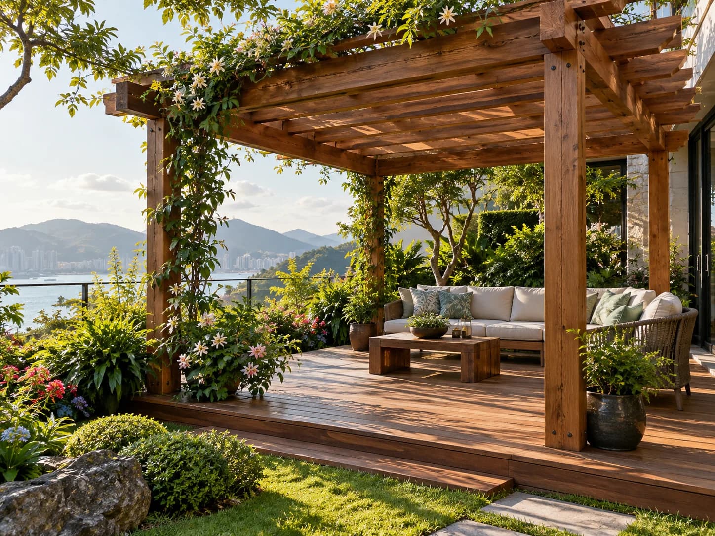 Garden Pergola & Decking
